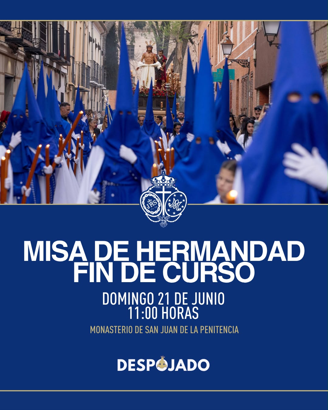 La Hermandad celebrará su Jornada de Fin de Curso con Misa, visita al Museo y convivencia fraterna